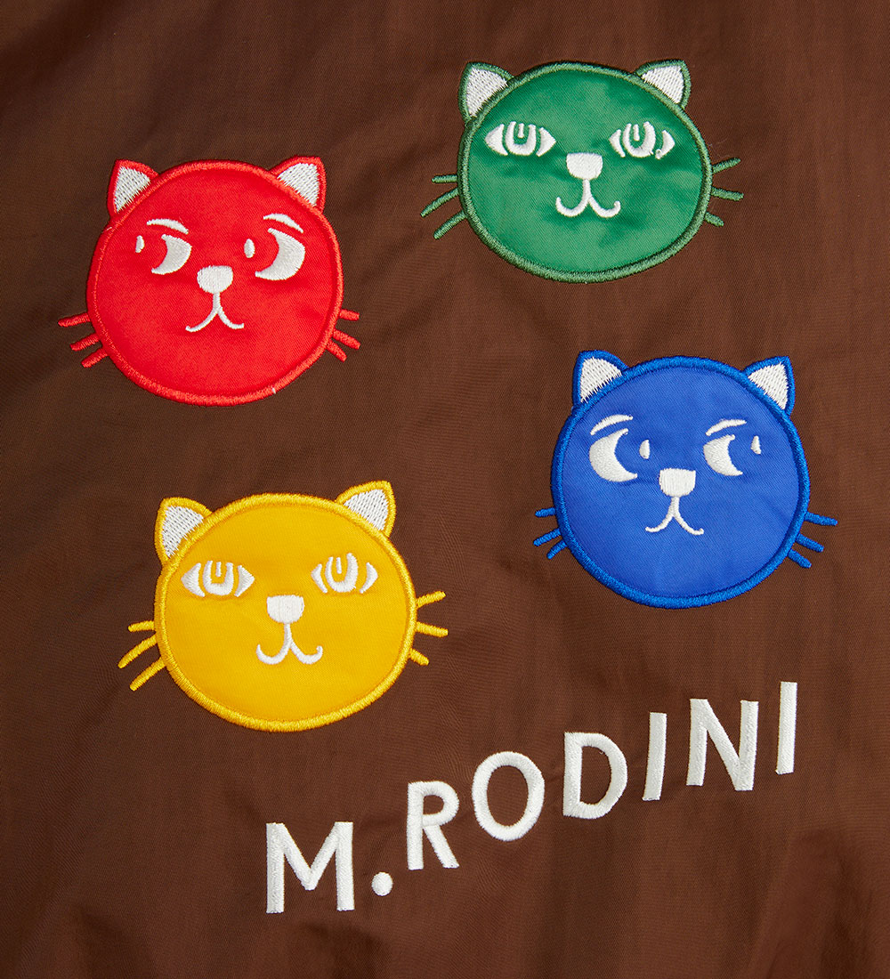 Mini Rodini Bomberjakke - Cool Cats - Brun