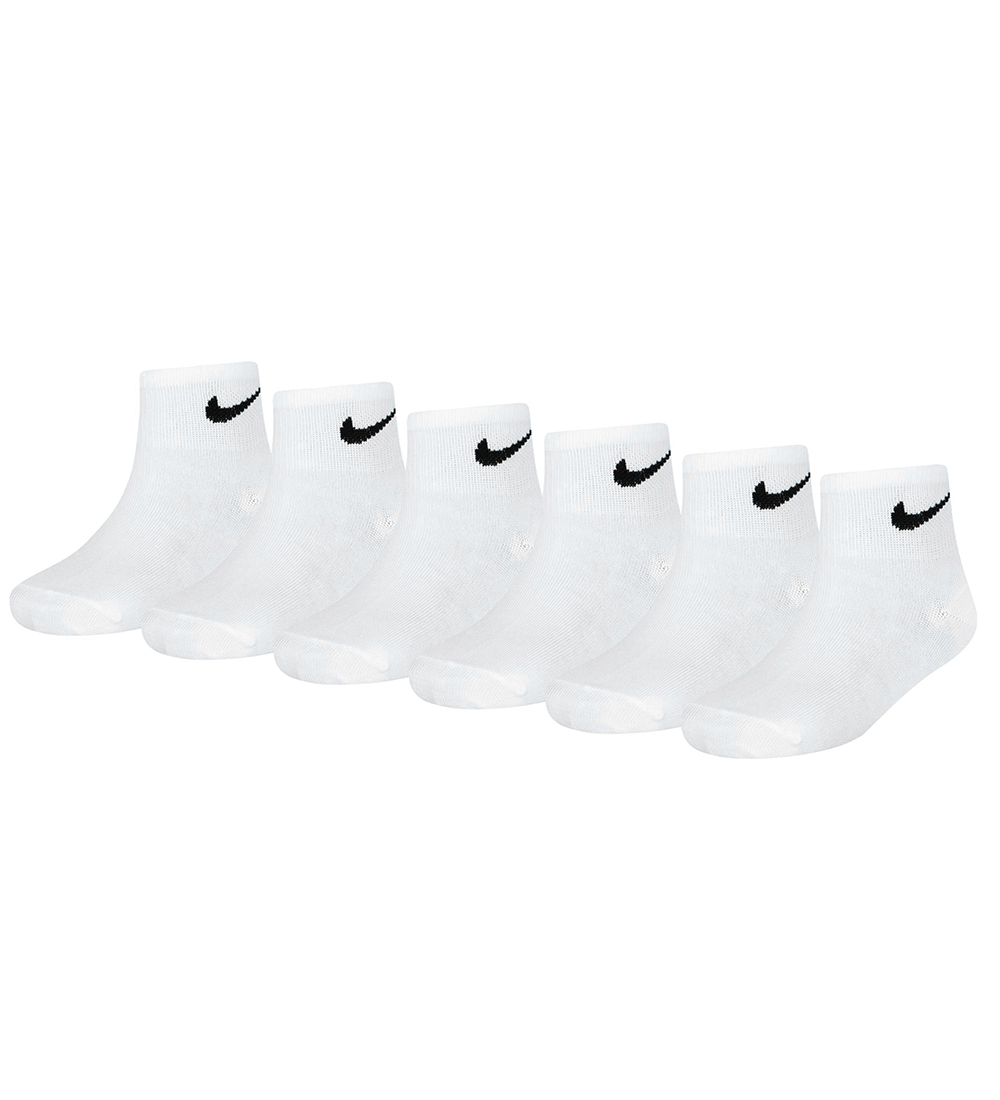 Nike Ankelstrømper - 6-pak - Hvid