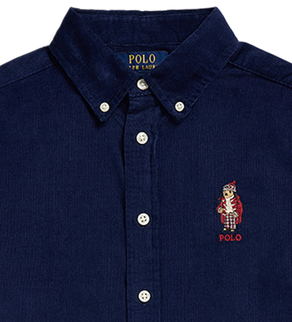 Polo Ralph Lauren Skjorte - Fløjl - Navy