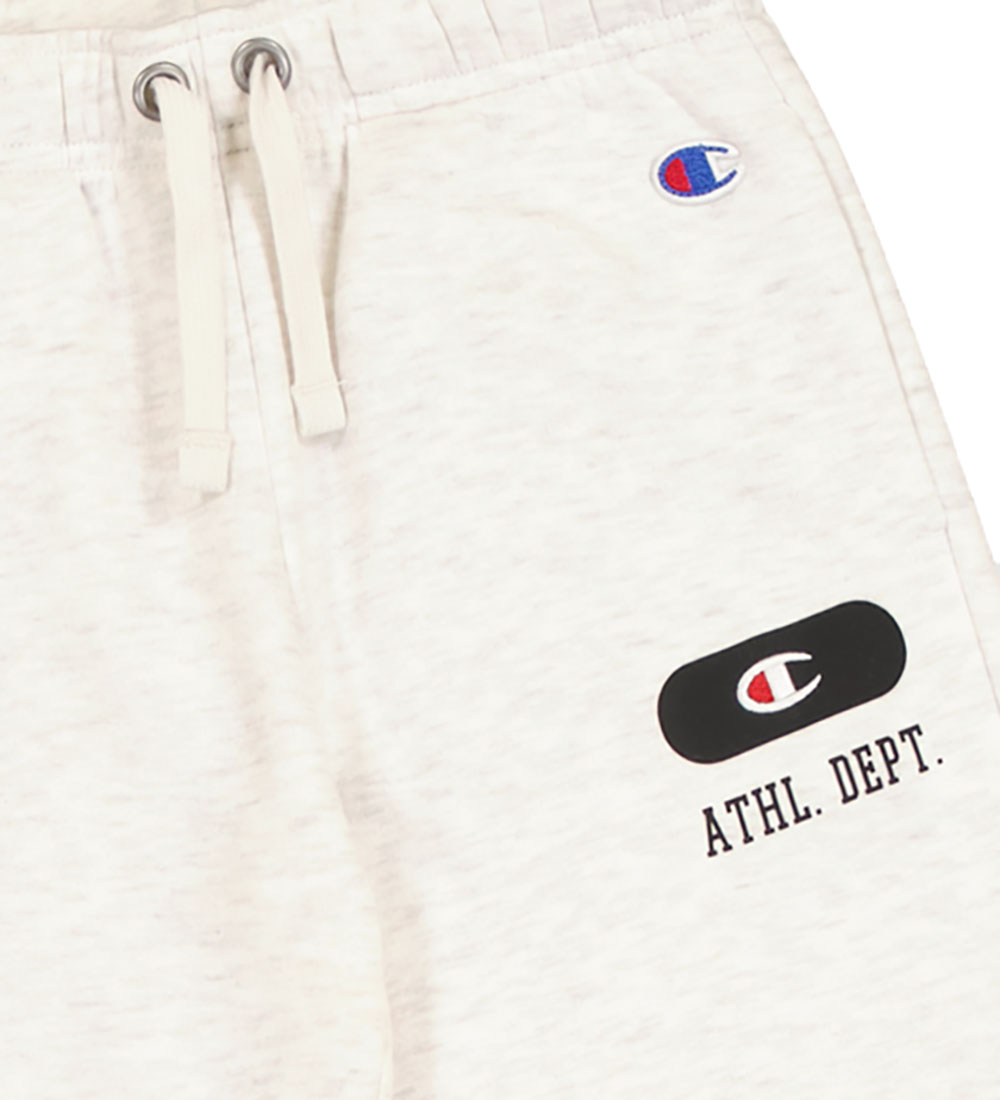 Champion Sweatpants - Straight Hem - Gray Melange Light