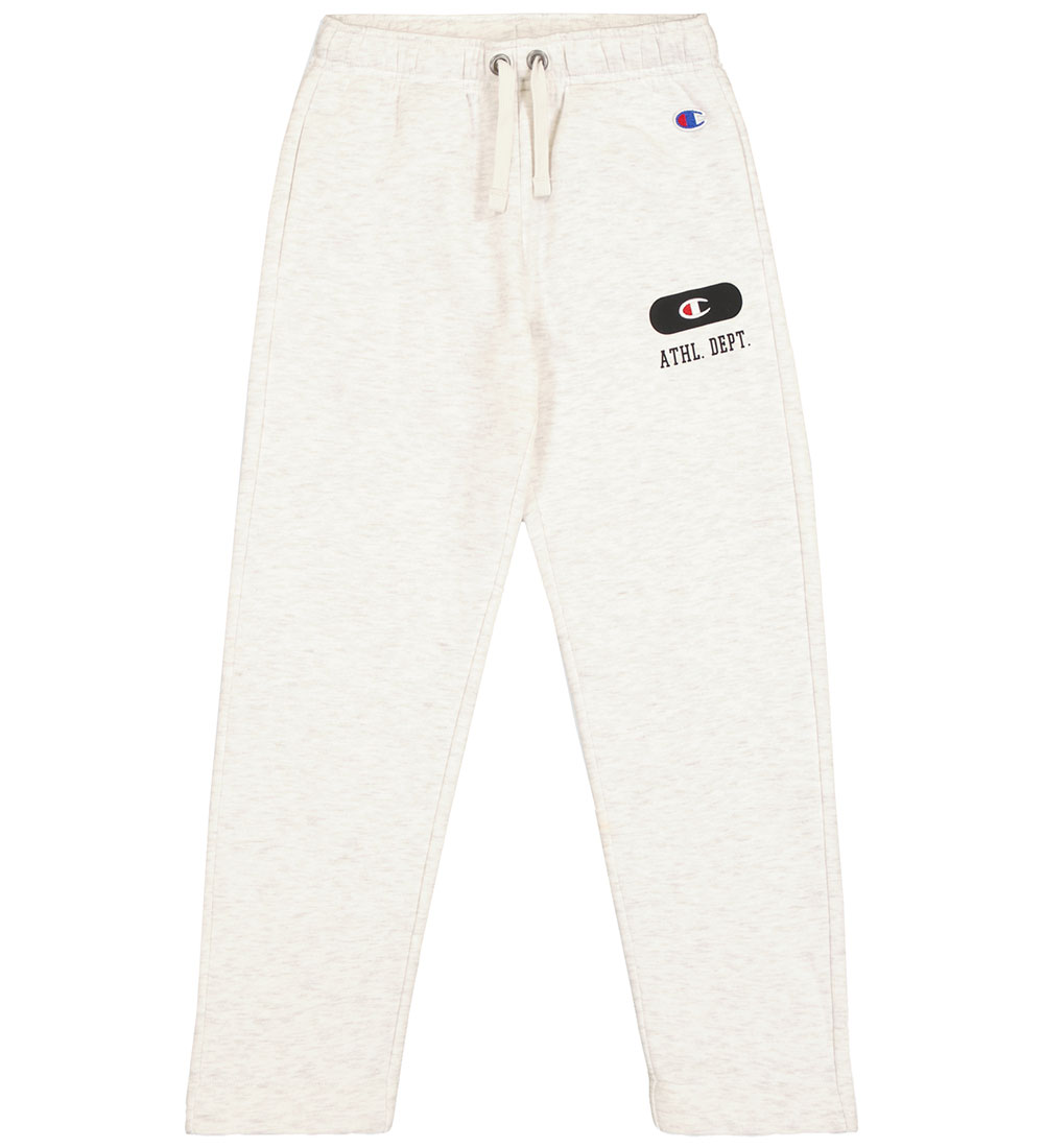Champion Sweatpants - Straight Hem - Gray Melange Light