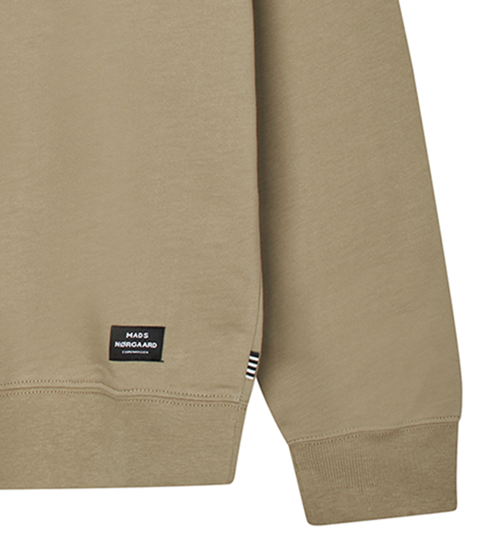 Mads Nørgaard Sweatshirt - Light Terry Solo - Silver Sage