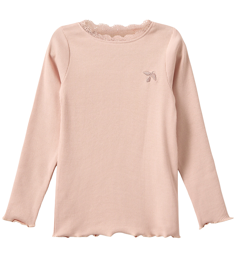 Sofie Schnoor Bluse - Rib - Ramitask - Leaf Light Rose