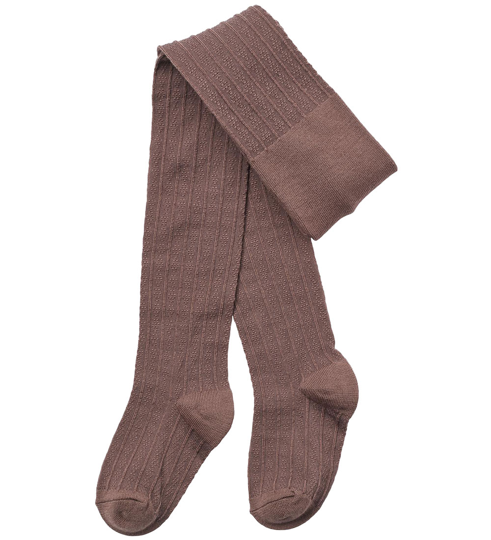 Wheat Strømpebukser - 2-pak - Uld - Blonde - Karl - Shadow Brown