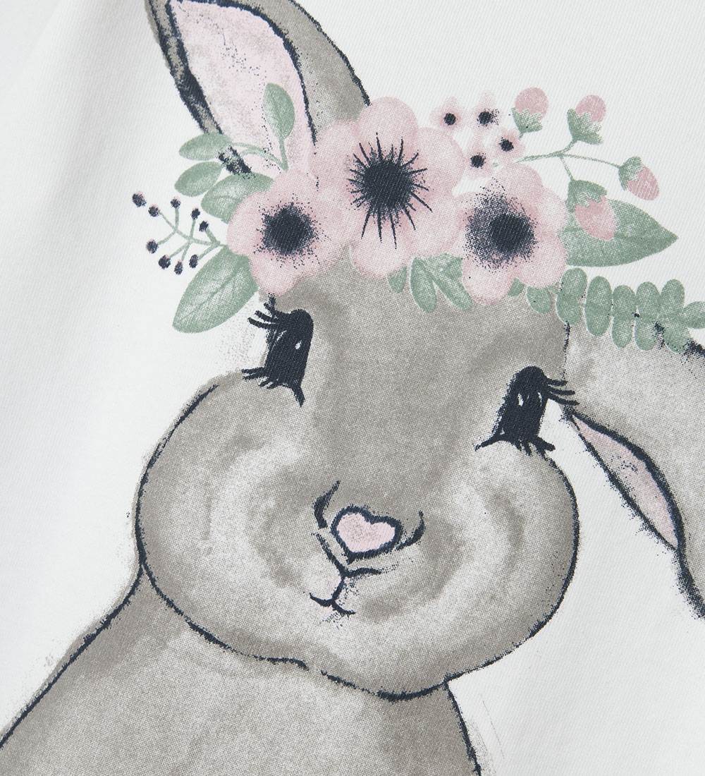 Name It Bluse - NmfVix - Bright White/Bunny