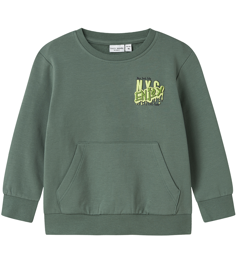 Name It Sweatshirt - NmmVugo - Dark Forest/NYC Enjoy