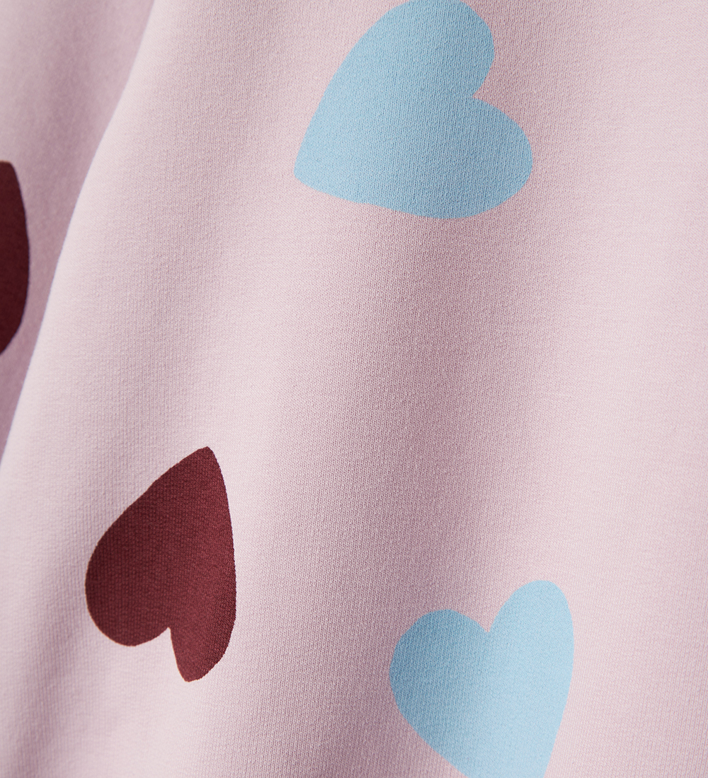 Name It Sweatshirt - NmfSmile - Winsome Orchid