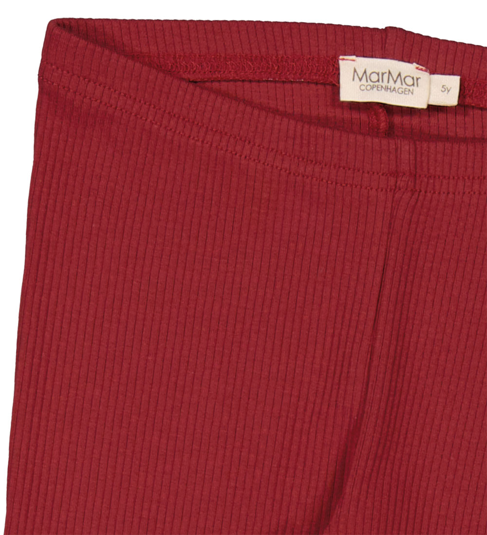 MarMar Bukser - Rib - Leg - Hibiscus Red