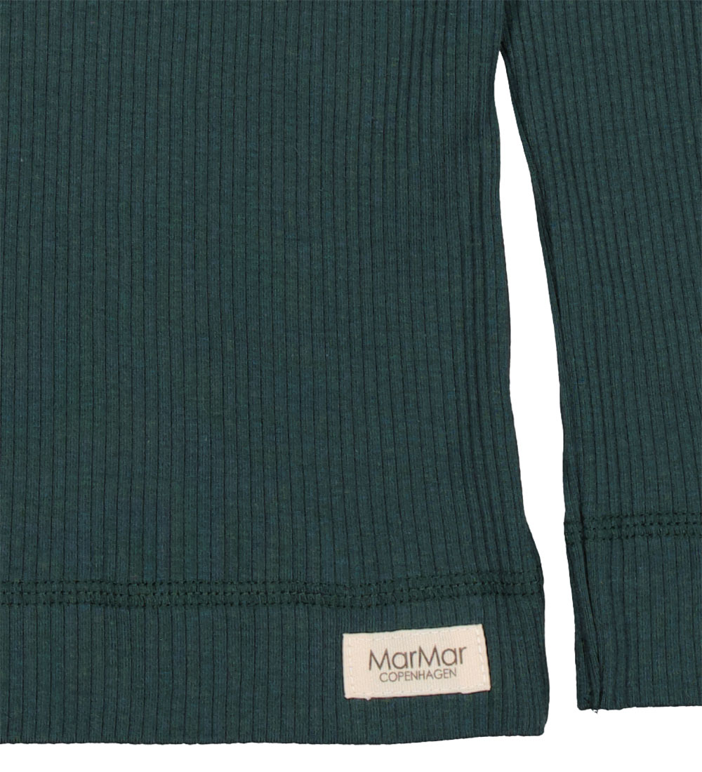 MarMar Bluse - Rib - Pine