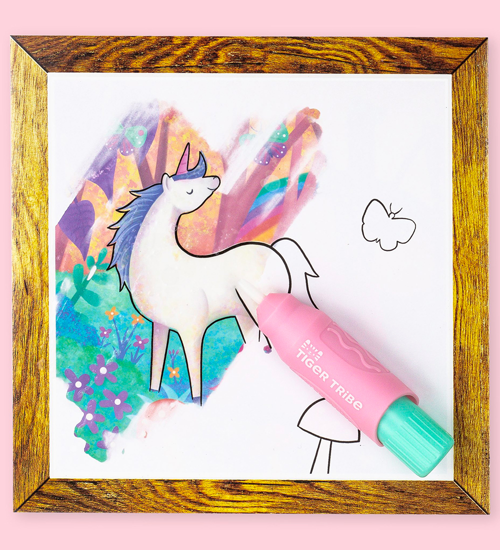 Tiger Tribe Farvesæt - Magic Painting World - Unicorns & Friends