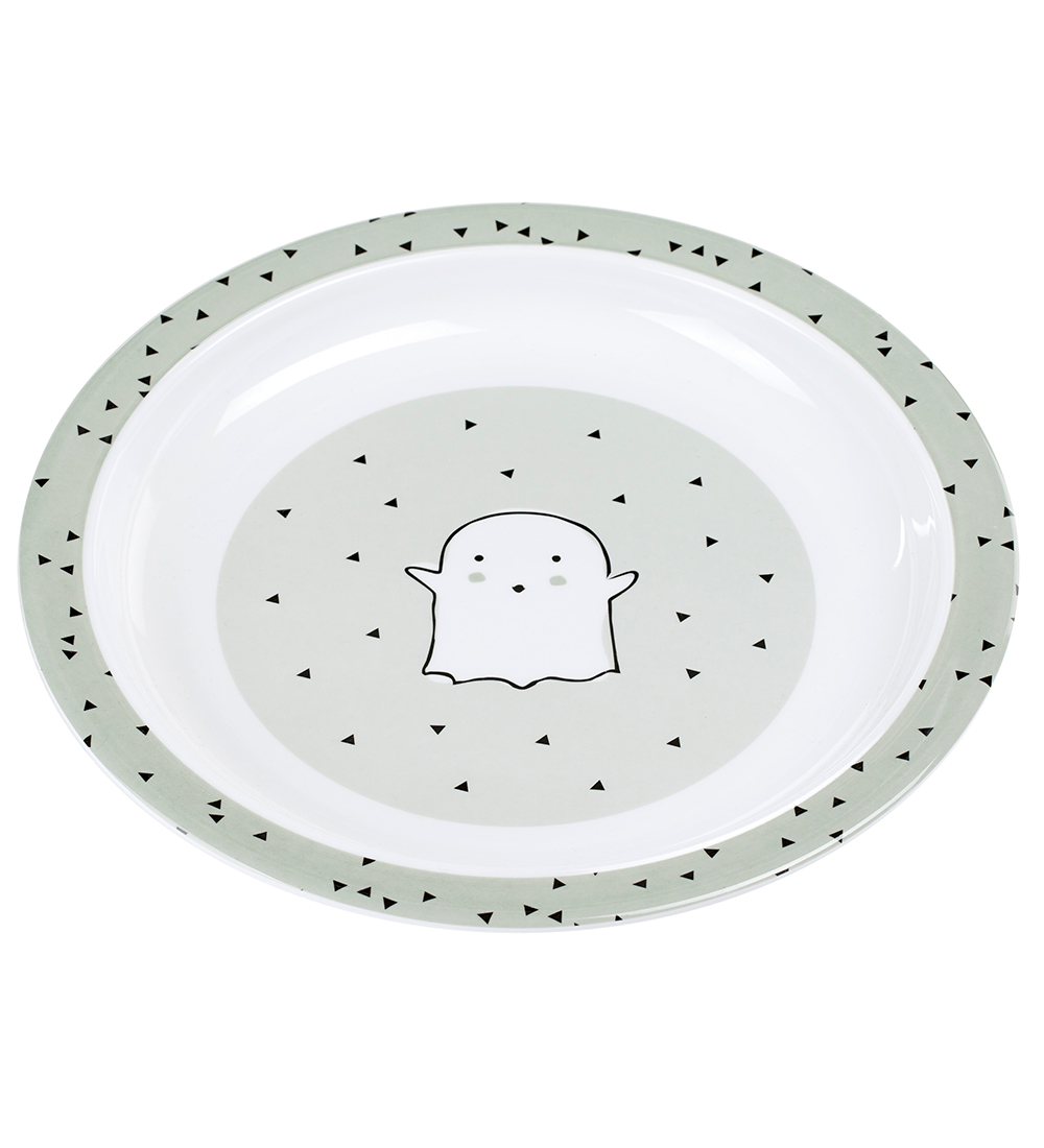 Lässig Tallerken - Silikone - Spookies Olive