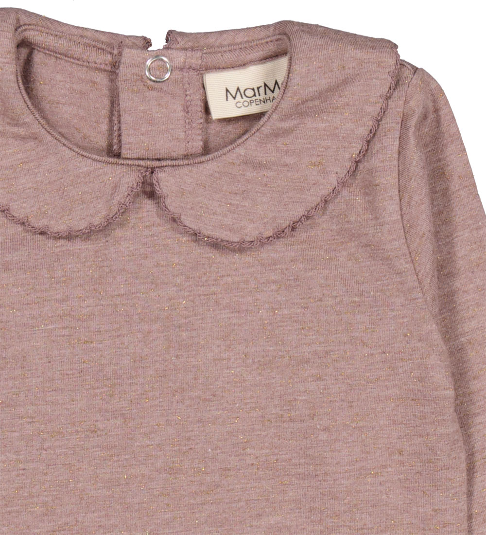 MarMar Body l/æ - Modal - Becka - Dusty Mauve Glitter