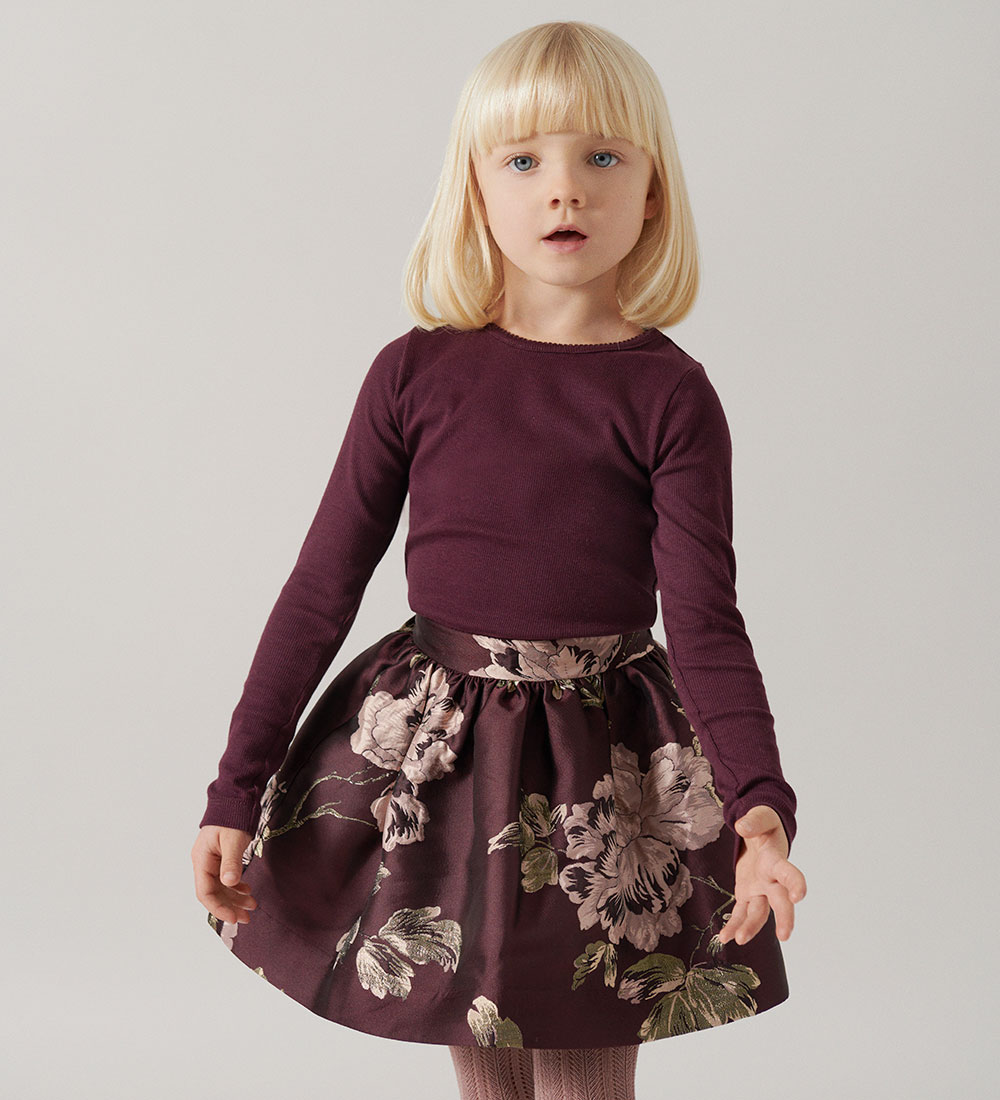 MarMar Bluse - Rib - Modal - Tani - Deep Mulberry
