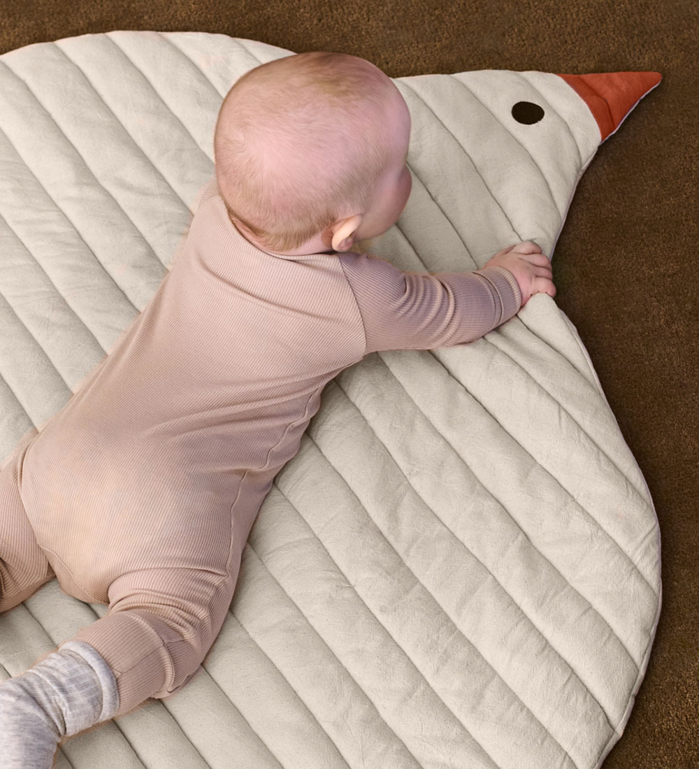 Ferm Living Legetæppe - Quilted - Swif - Undyed