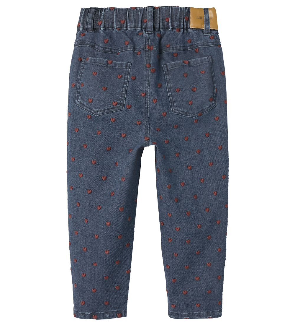 Lil Atelier Jeans - NmfLiva - Dark Blue Denim/Heart Embroidery