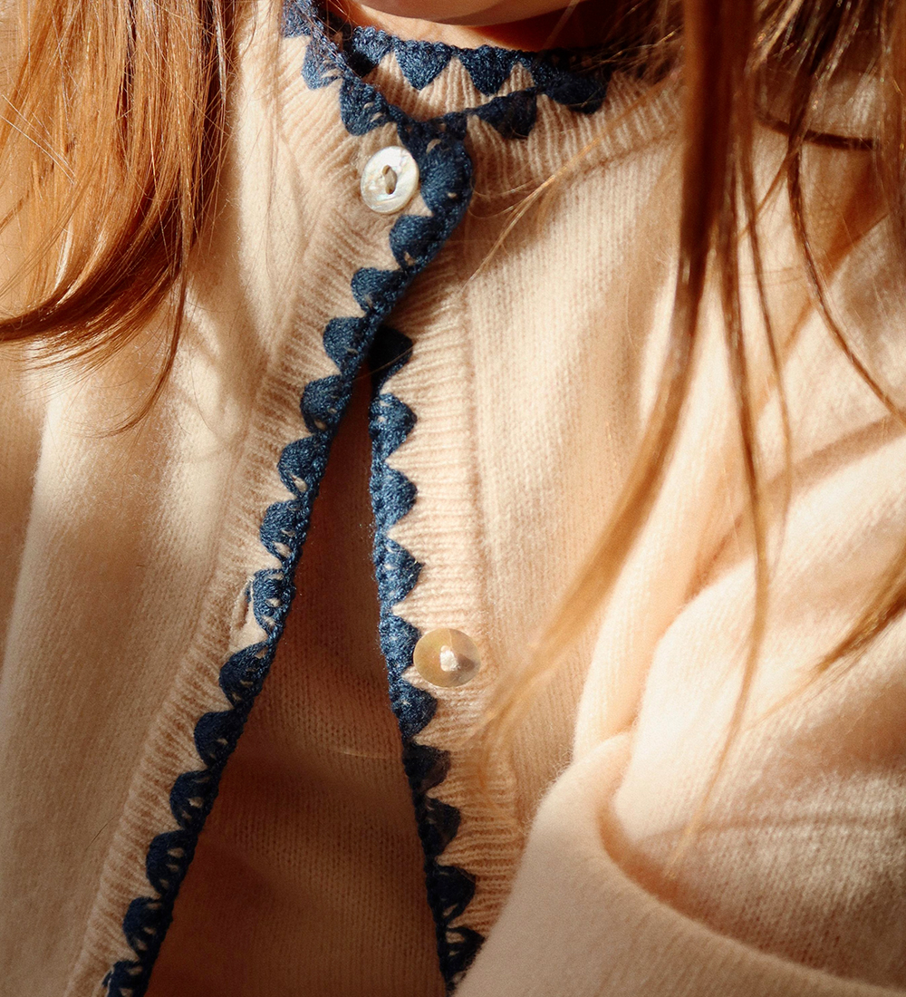Konges Sløjd Cardigan - Strik - Uld - Collette - Off White