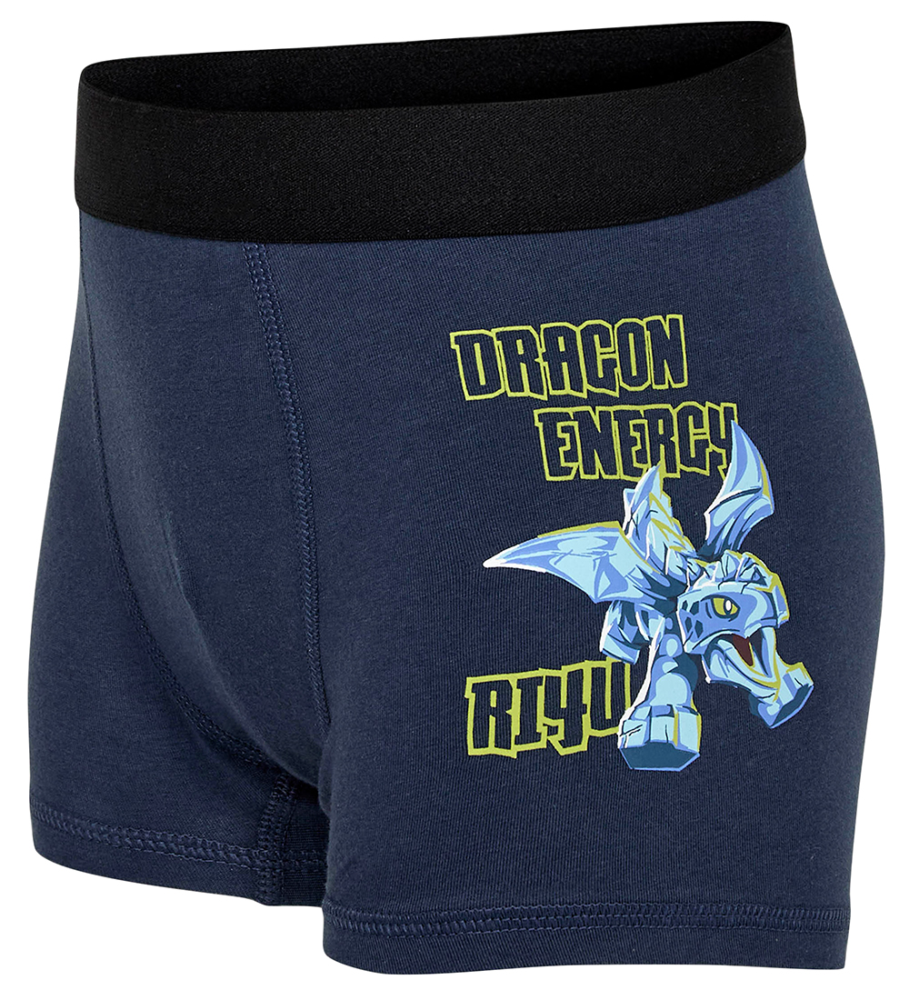 LEGO® Ninjago Boxershorts - LWAris 704 - 3-pak - Middle Blue m.