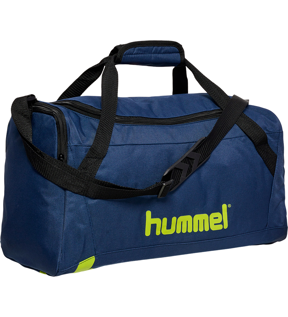 Hummel Sportstaske - Medium - Core - Dark Denim/Lime Punch