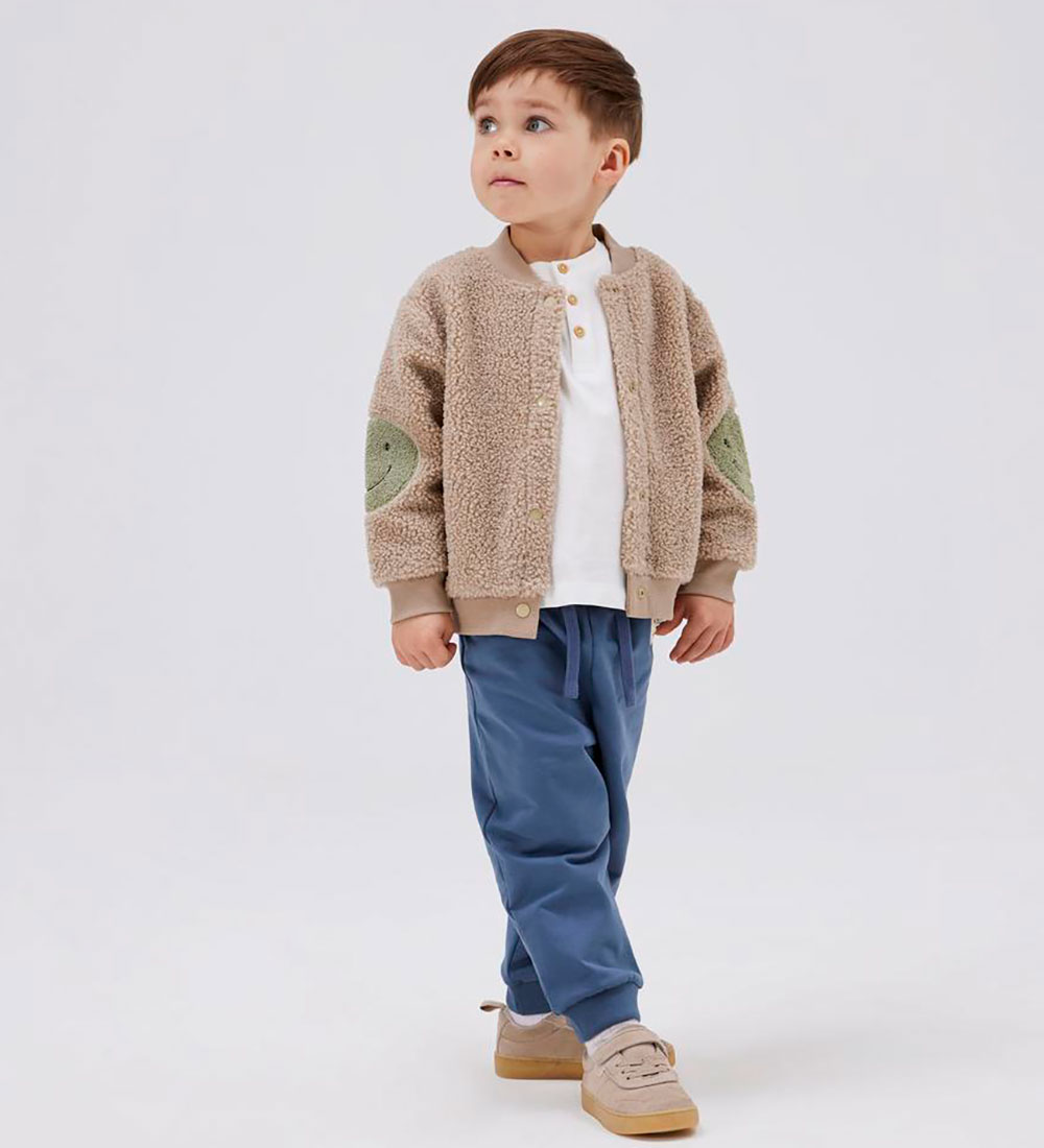 Name It Cardigan - Teddy - NmmSand - Pure Cashmere