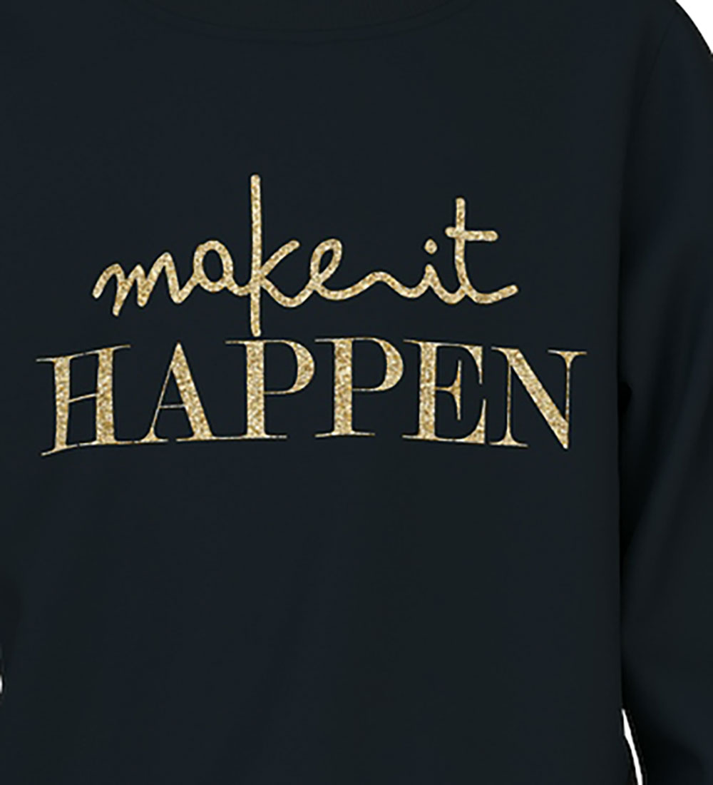 Name It Sweatsæt - Sweatshirt/Sweatpants - NkfOliana - Sort