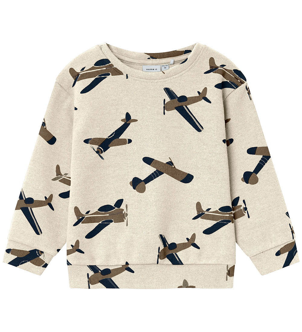 Name It Sweatshirt - Rib - NmmSteven - Summer Sand