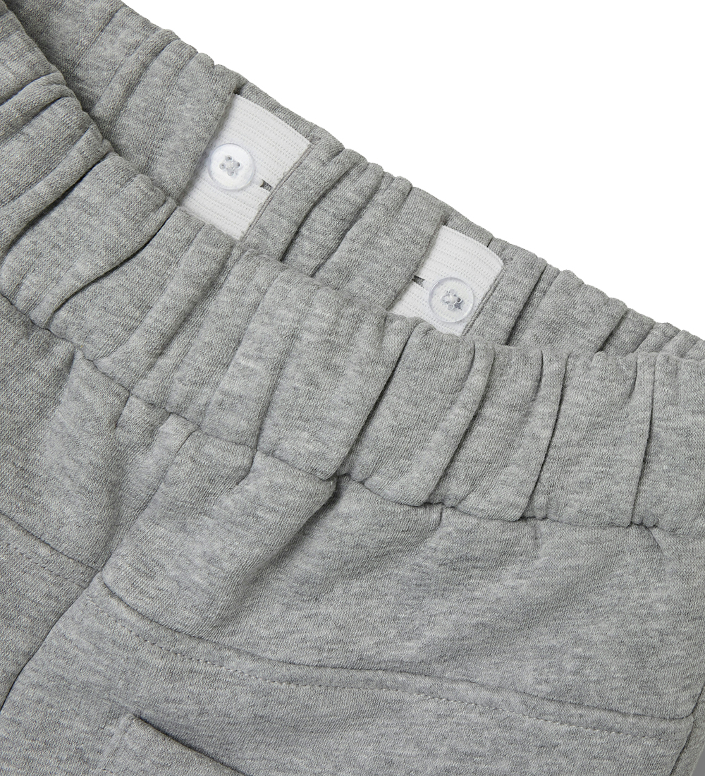 Name It Sweatpants - NkmOhans - Grey Melange