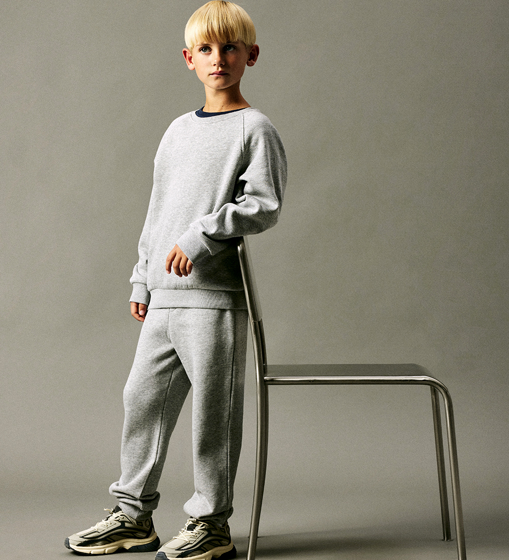 Name It Sweatpants - NkmOhans - Grey Melange