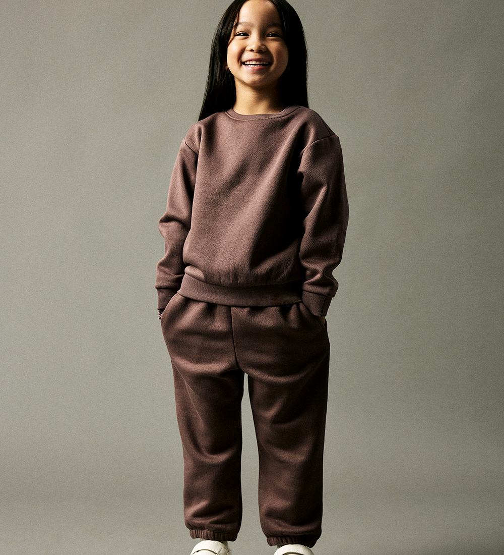Name It Sweatpants - NmfOanne - Peppercorn