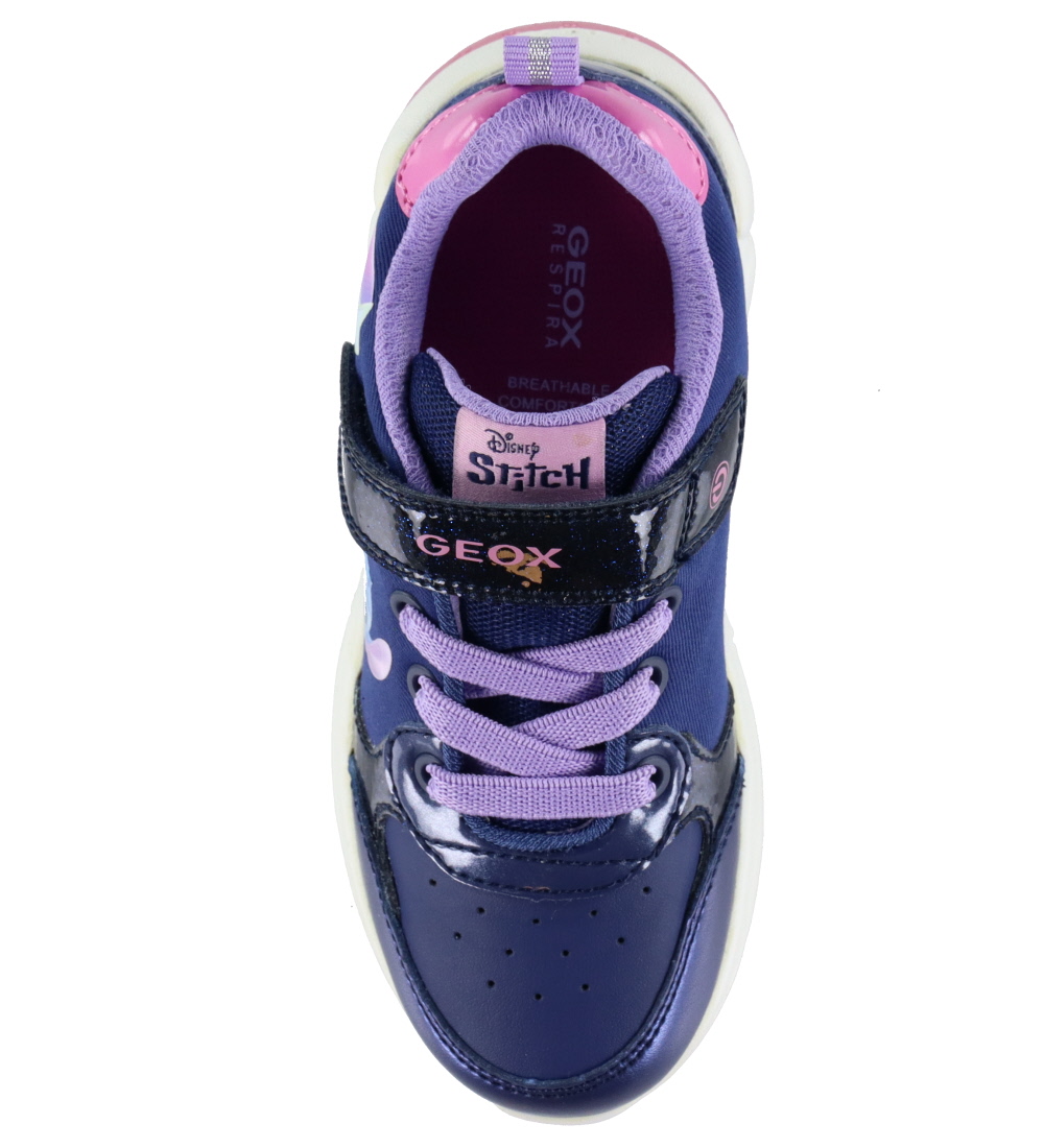 Geox Blinkesko - J Fadinlight - Tex - Navy/Fuchsia
