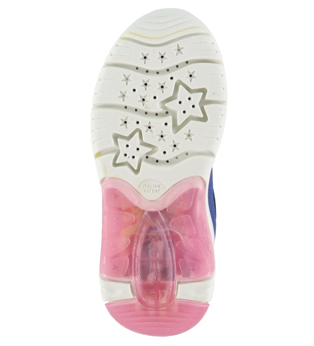 Geox Blinkesko - J Fadinlight - Tex - Navy/Fuchsia