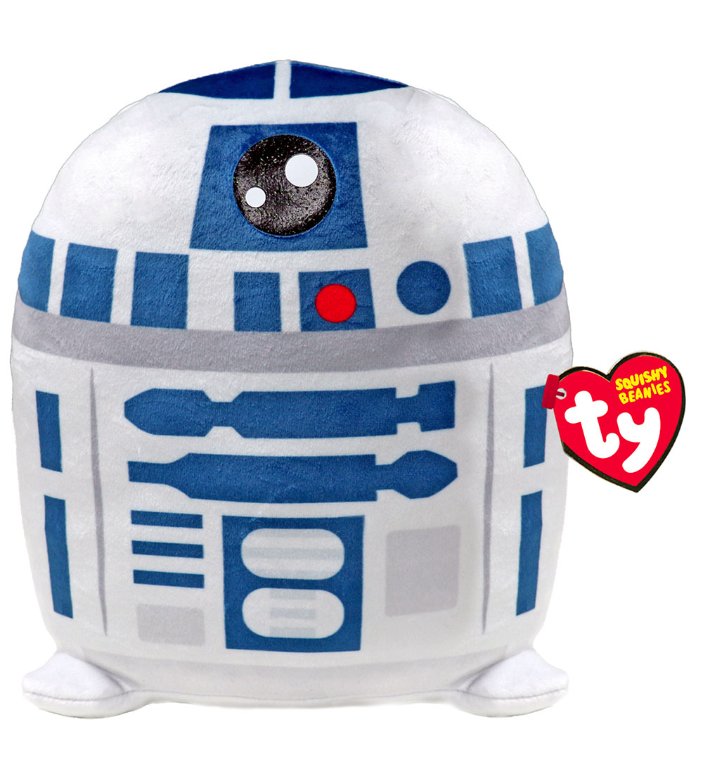 Ty Bamse - Squishy Beanies - 25 cm - Star Wars R2D2