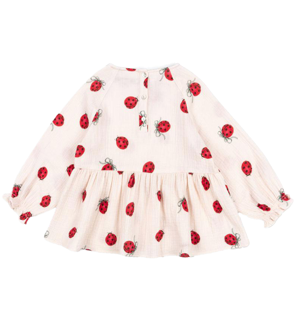 Konges Sløjd Bluse - Coco - Ladybug Bow