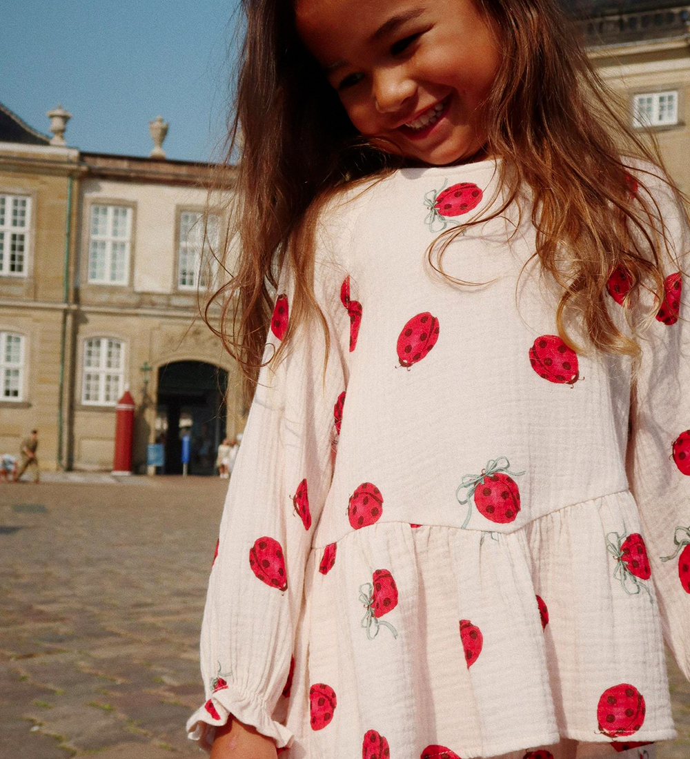 Konges Sløjd Bluse - Coco - Ladybug Bow
