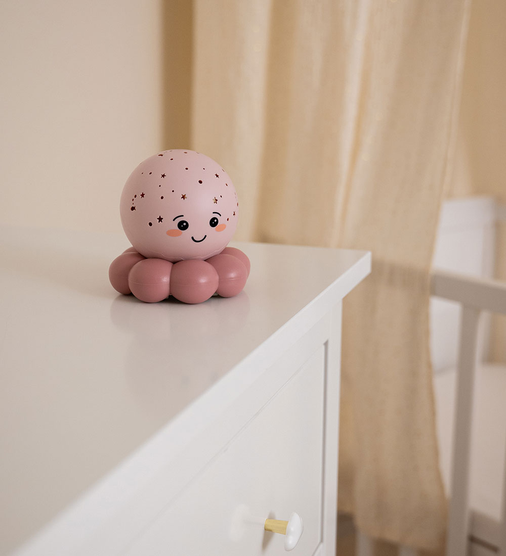 Cloud-B Natlampe - Twinkles To Go Octo - Pastel Pink