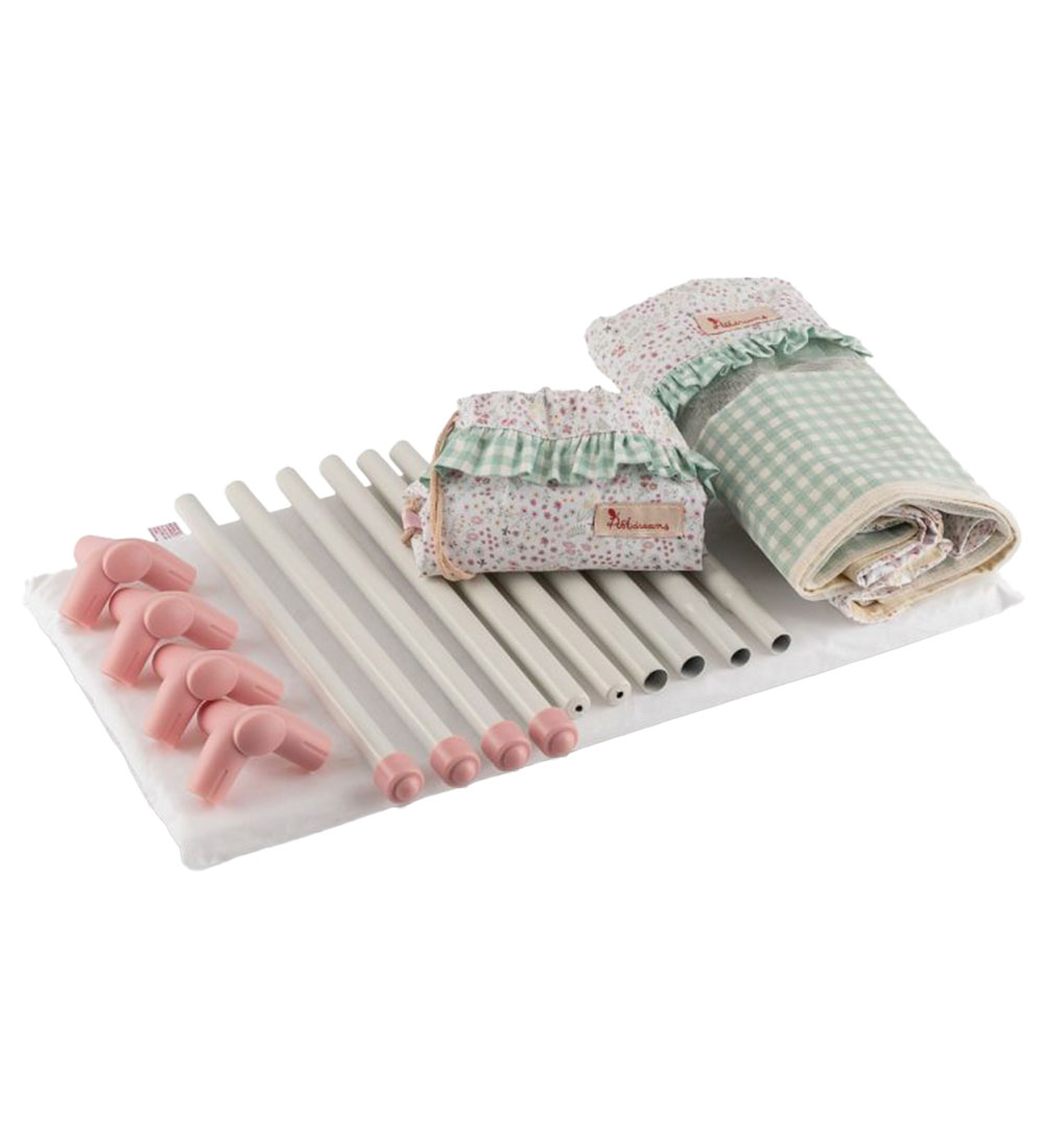 Asi Dukketilbehør - Rejseseng - 36-46 cm - Grøn