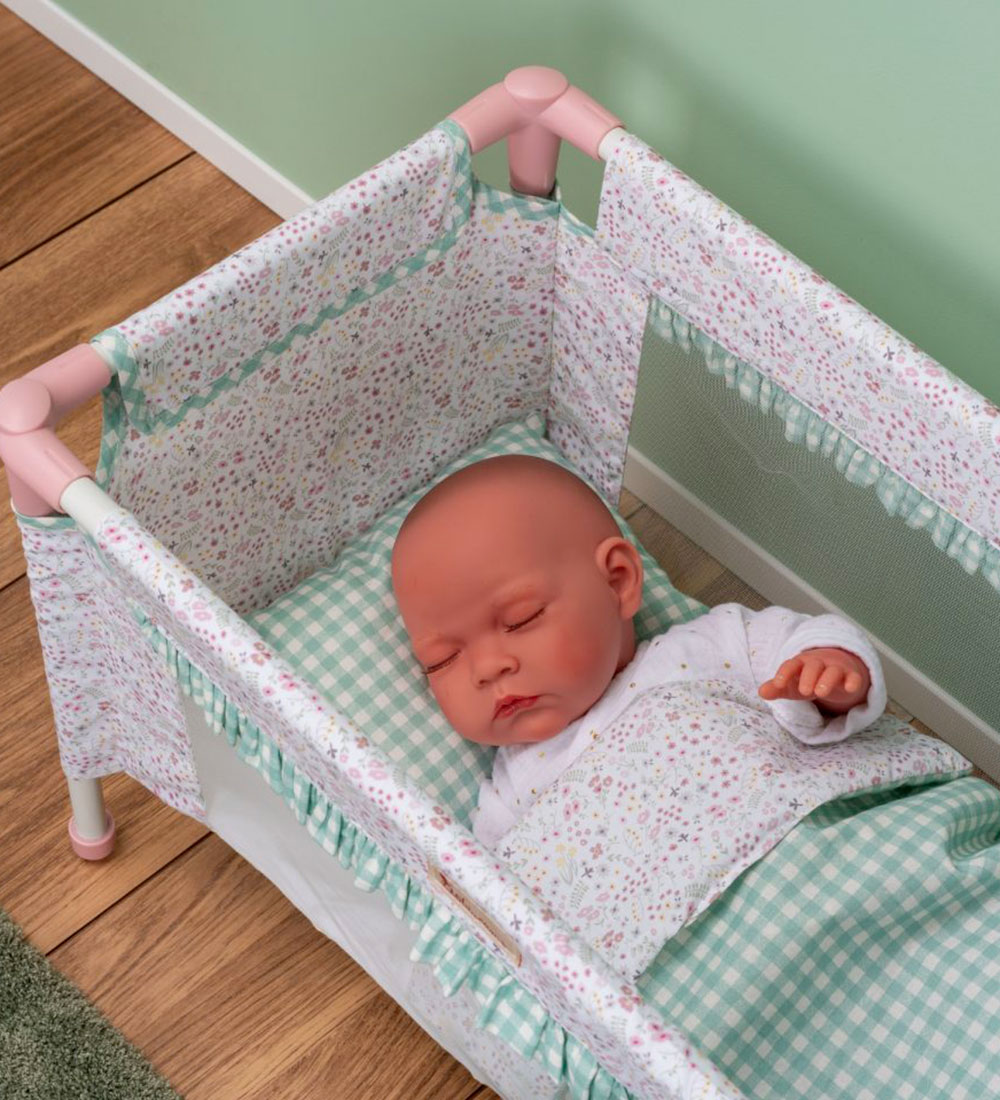 Asi Dukketilbehør - Rejseseng - 36-46 cm - Grøn