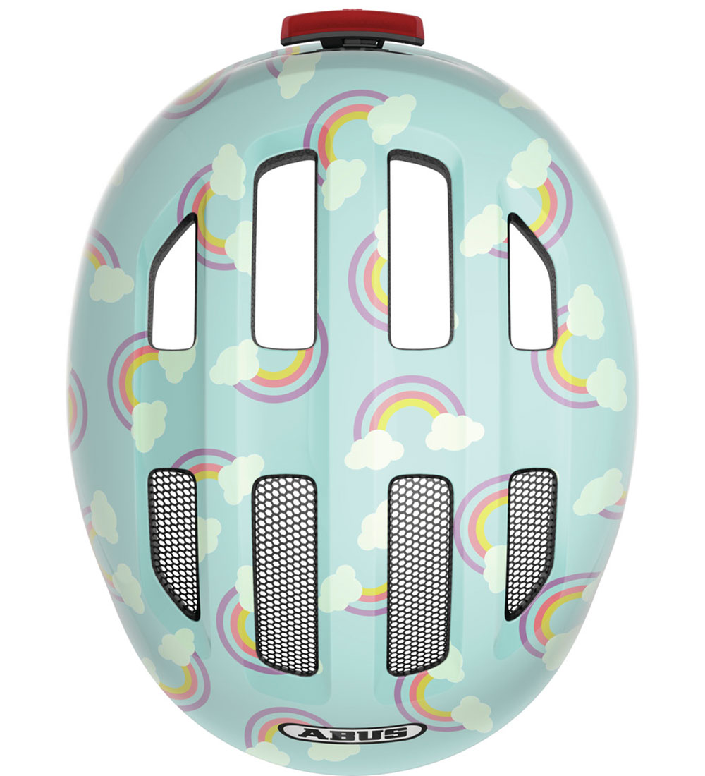 Abus Cykelhjelm - Smiley 3.0 Led - Blue Rainbow
