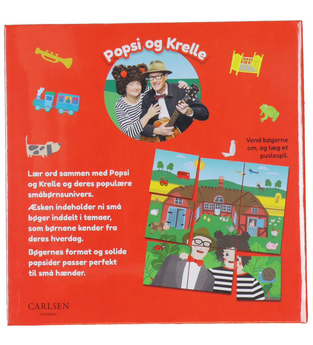Forlaget Carlsen Bog - Popsi Og Krelle - Min Store Æske m. Små B
