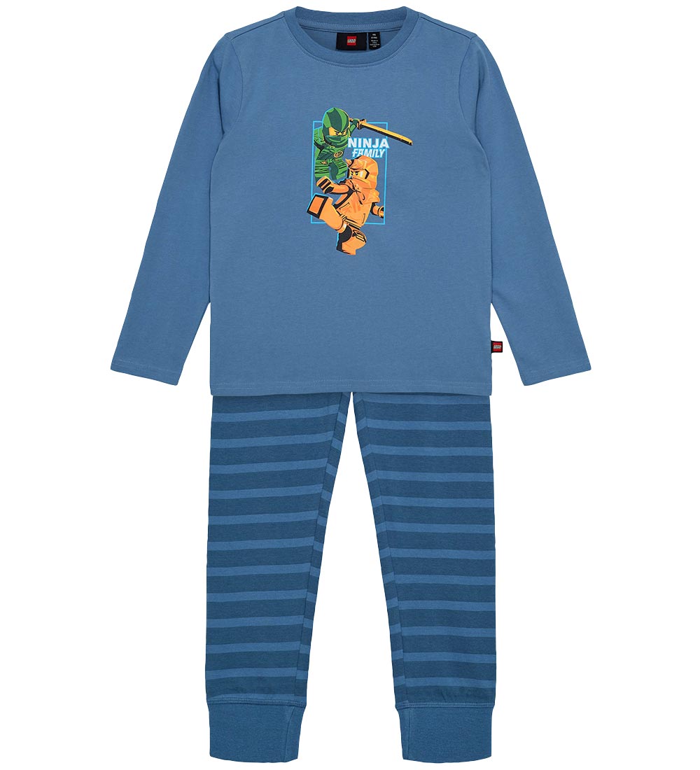 LEGO® Ninjago Nattøj - LWAris 703 - Blue m. Print