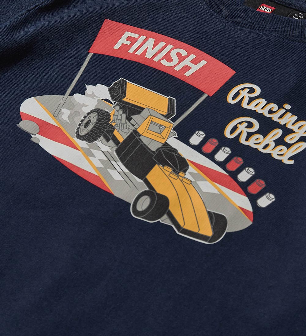 LEGO® Wear Sweatshirt - LWScout 709 - Dark Navy m. Print