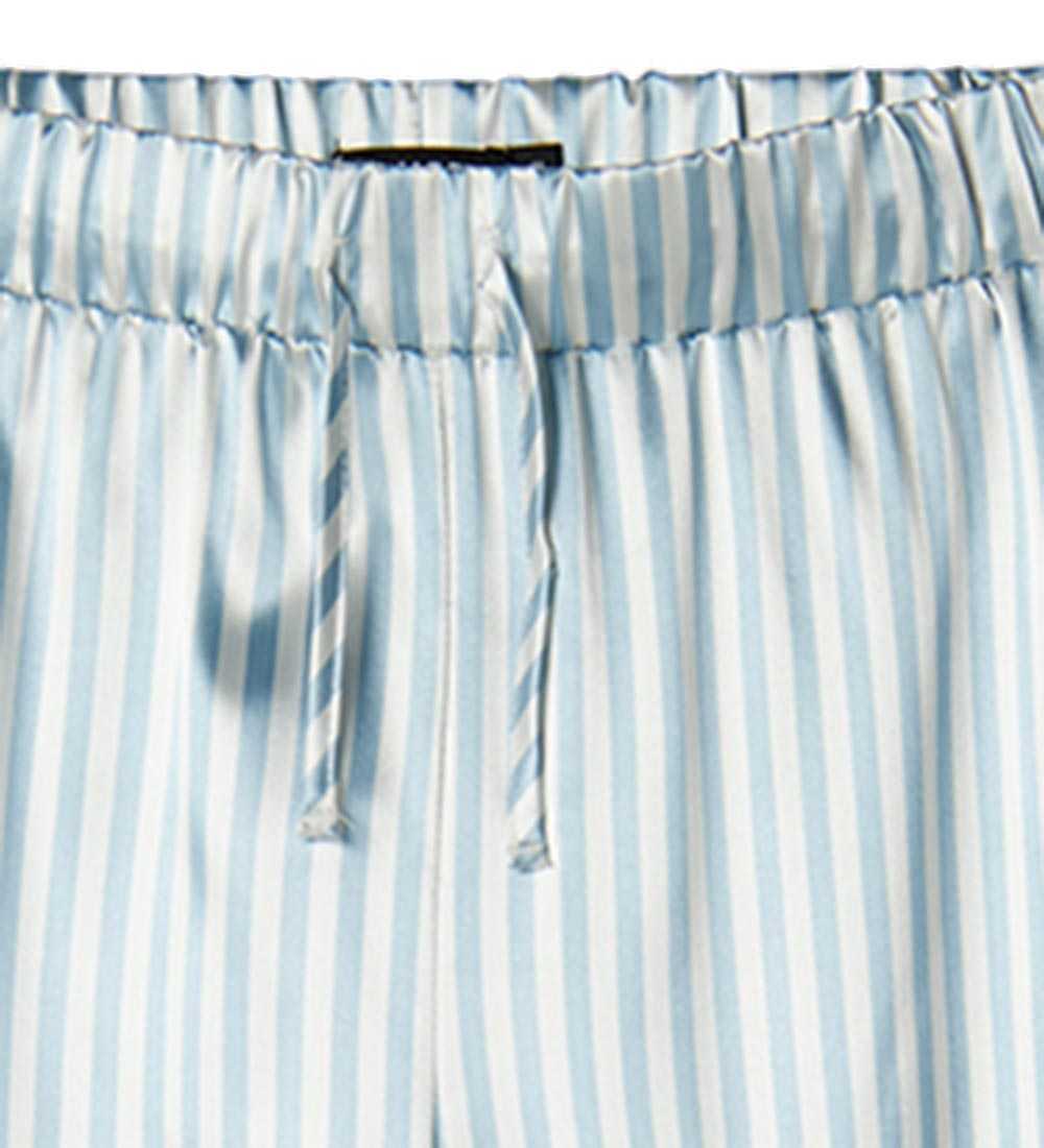 LMTD Nattøj - NlfNightystripe - Blue Fog/White Alyssum