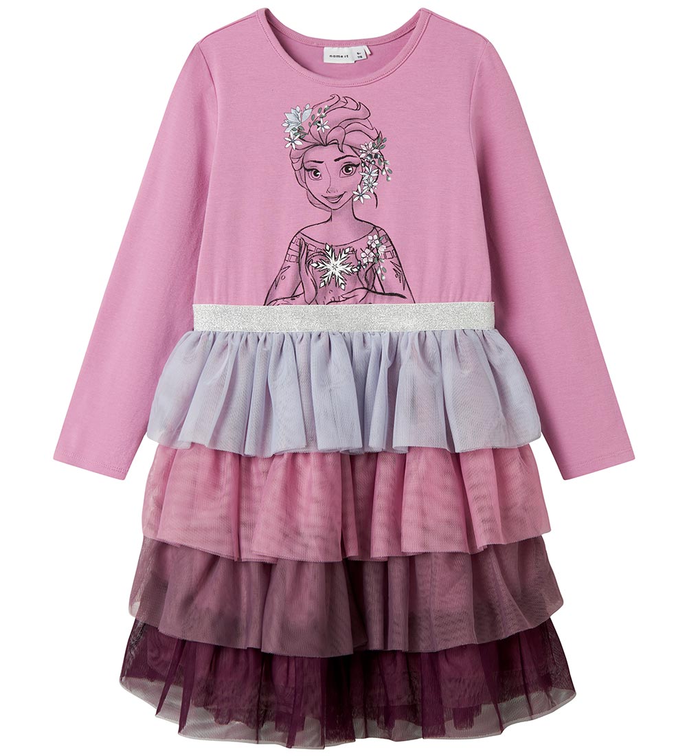 Name It Kjole - Frozen - NmfOkanna - Mauve Orchid