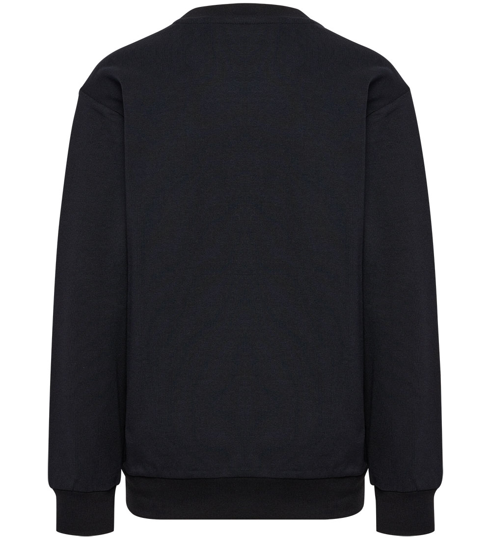 Hummel Sweatshirt - hmlTukas - Sort m. Print