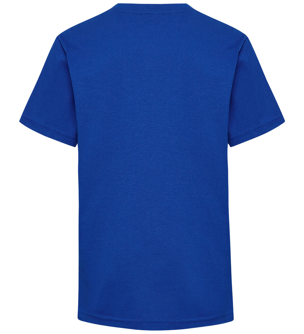 Hummel T-Shirt - hmlTukas - Blue Lolite m. Print