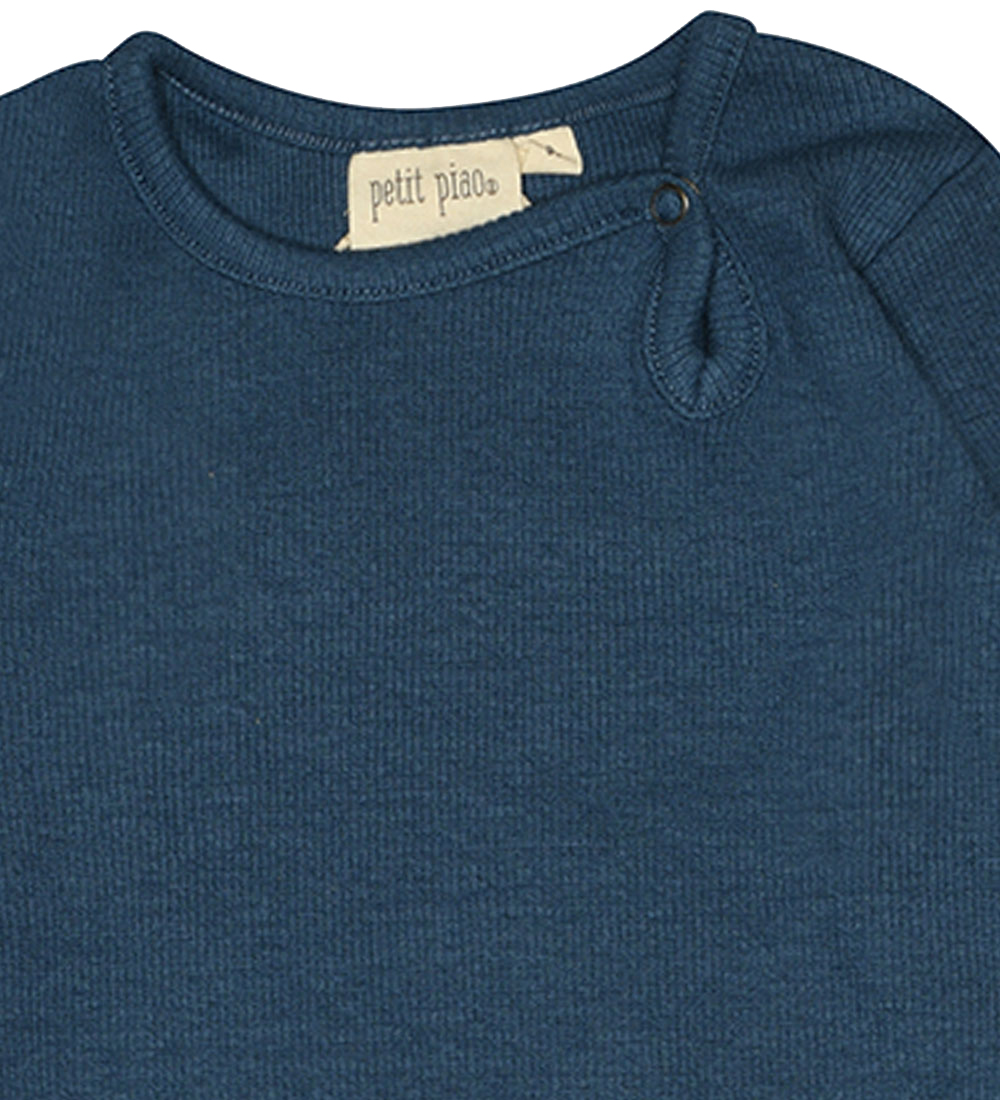 Petit Piao Body l/æ - Rib - Modal - Ensign Blue
