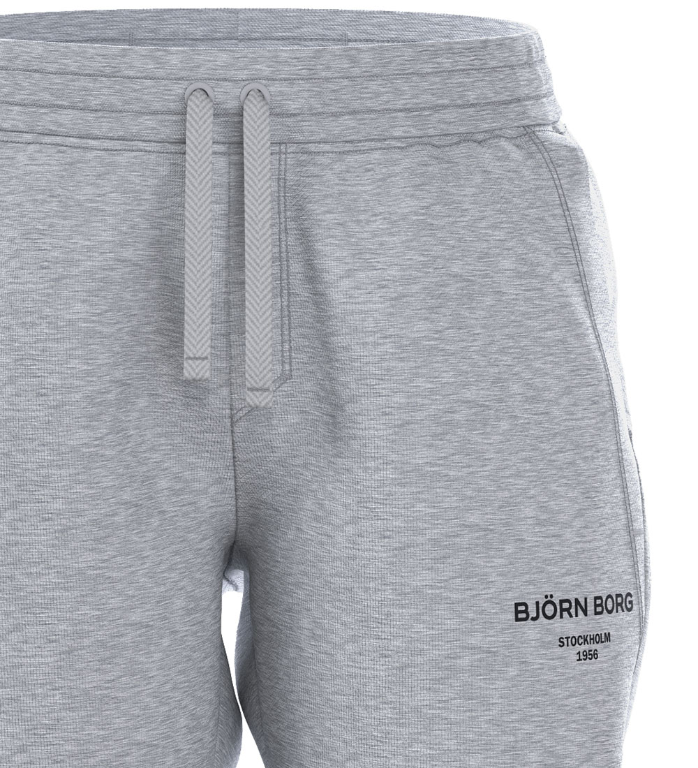 Björn Borg Sweatpants - Borg Essential 1 - Light Grey Melange