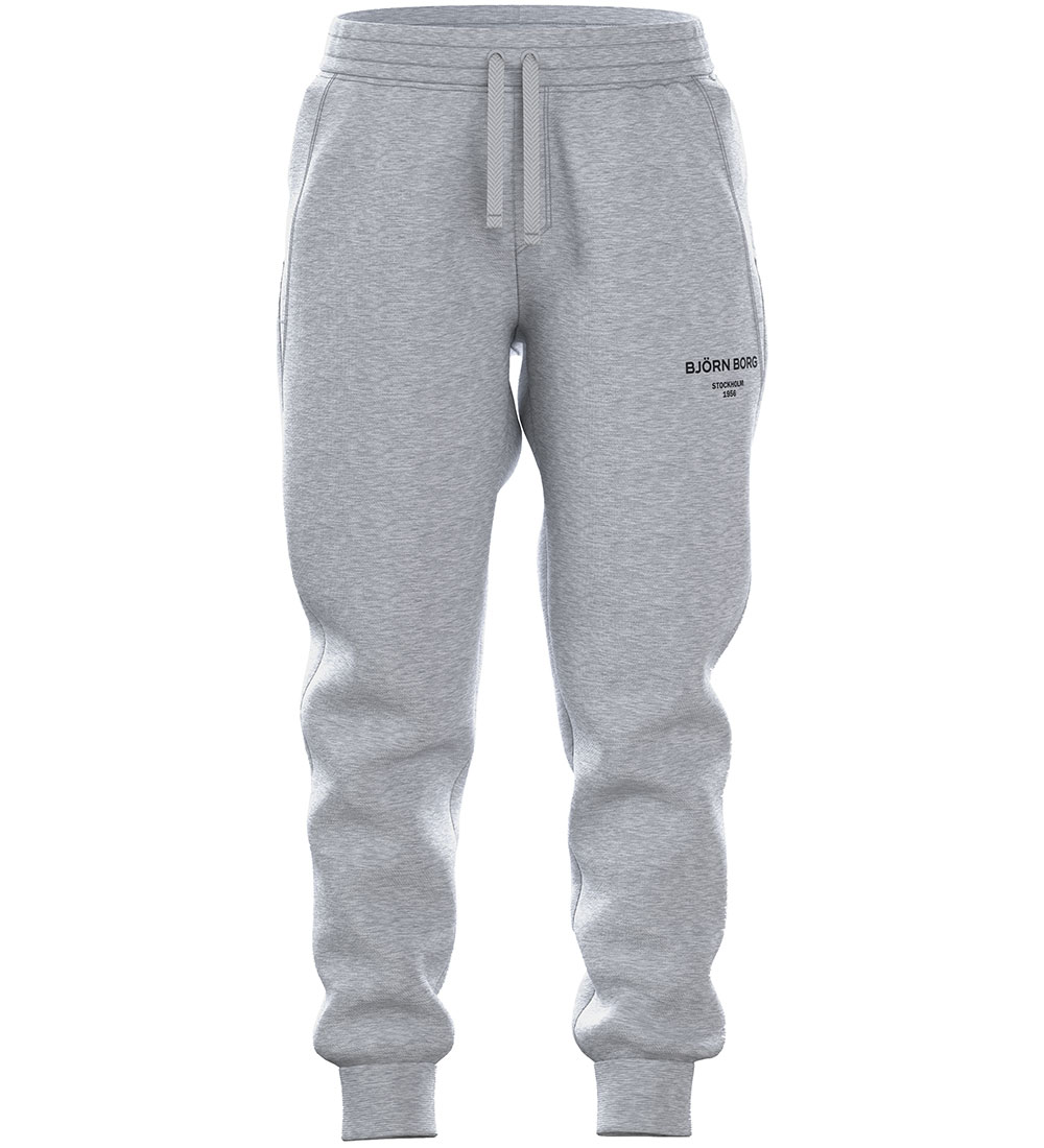 Björn Borg Sweatpants - Borg Essential 1 - Light Grey Melange