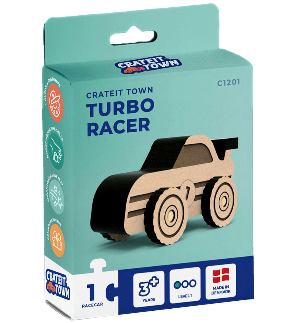 Crateit Kreasæt - Crateit Town - Træ - Turbo Racer