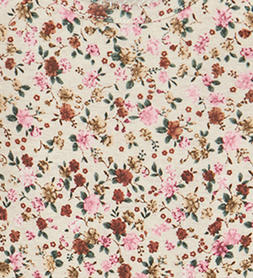 Name It Body l/æ - NbfSolla - Peyote Melange m. Blomster
