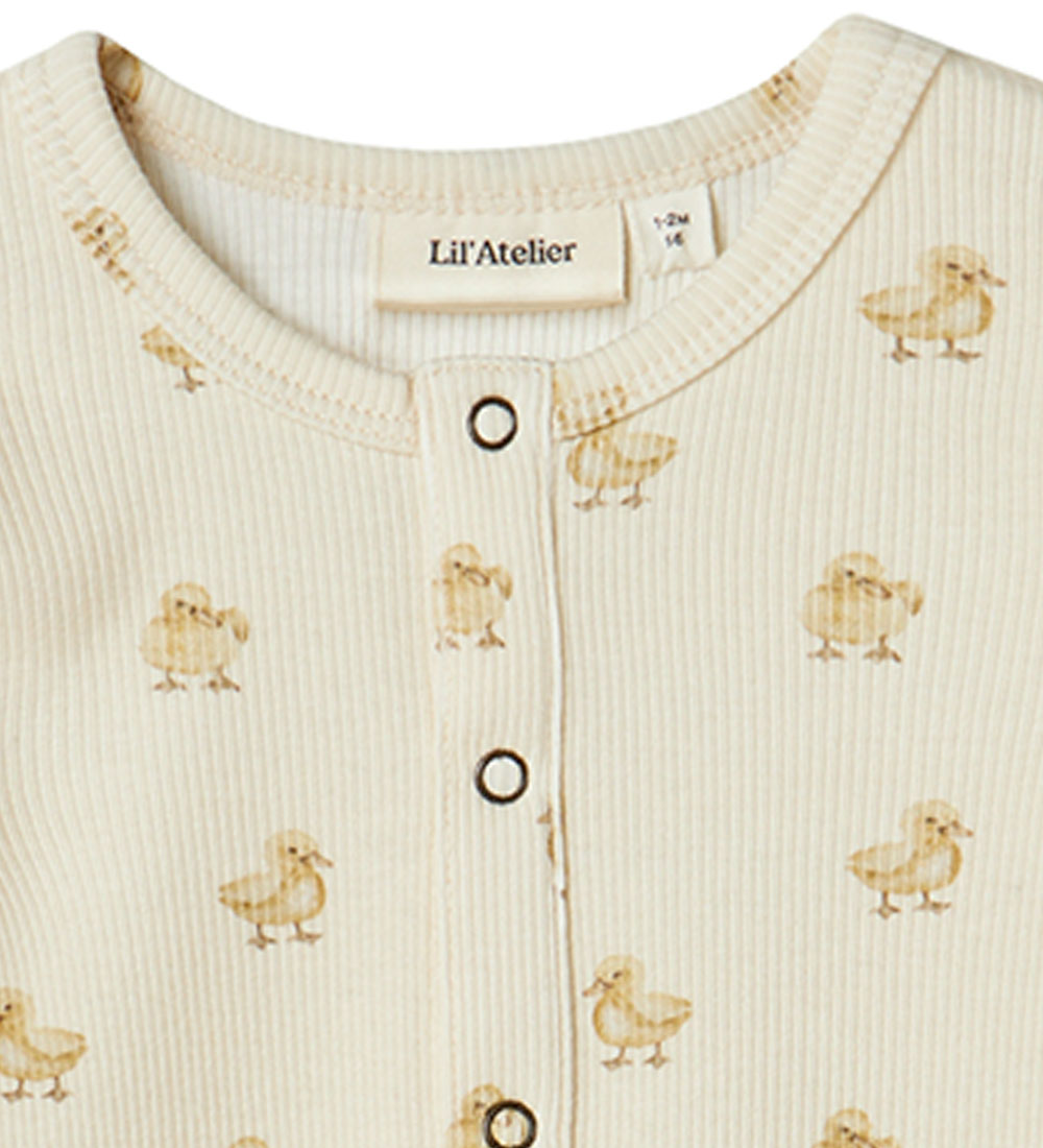 Lil Atelier Heldragt - Rib - NbnLavo - Turtledove/Duck